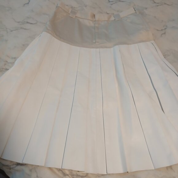 Rag & Bone Brooke two toned pleated leather skirt - Picture 8 of 12